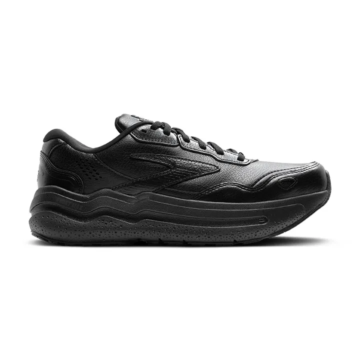 Brooks Men's Ghost Max 2 Leather Black/Black-072